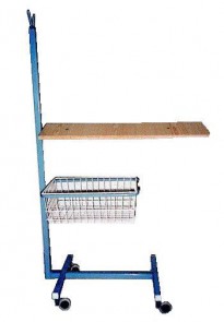 3204 - Transportation cart with wooden board 