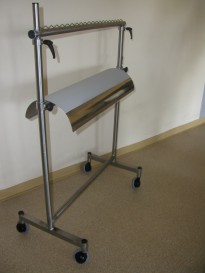 3239 Stainless steel cart for transporting of parts and hangers