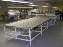 1700 Laying pin table, width 1 700 mm