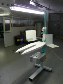 4018_1 Control table for trousers rotatable laminate form